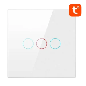 Opiniones ❤️2026❤️ Avatto LZTS02-EU-W3 3 Botones ZigBee Blanco Interruptor Táctil Inteligente