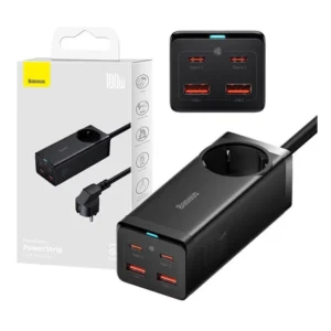 Cargador Baseus con Enchufe de 100W y 2xUSB-A + 2xUSB-C Opiniones ❤️2026❤️ Cargador Baseus con Enchufe de 100W y 2xUSB-A + 2xUSB-C