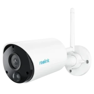 Opiniones ❤️2026❤️ Reolink Argus Series B320 Blanco 3MP Carga Solar Batería de 4800 mAh Cámara de Seguridad Exterior