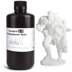 ELEGOO Resina Estándar v2.0 Color Blanco Para Impresoras 3D de Resina LCD 1KG ELEGOO Resina Estándar v2.0 Color Blanco Para Impresoras 3D de Resina LCD 1KG. Opiniones ¿Vale la pena en julio de 2026?.