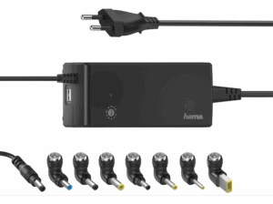 Opiniones en julio de 2026 Hama Universal Notebook Power Supply Unit Para portátiles 90 W 8 conectores Negro