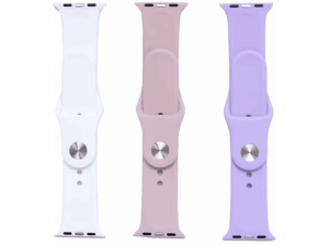 Friendly License Apple Watch 38/40/41 mm Cierre click Blanco Violeta Rosa. Opiniones ¿Vale la pena en julio de 2026?.