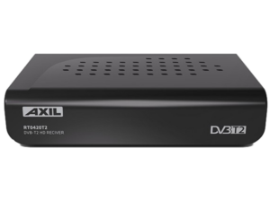 Opiniones en julio de 2026 Axil RT 0420 T2 Grabador USB Función Timeshift DVB-T2 (TDT2)