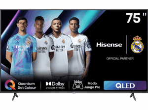 Hisense 75E7NQ Pro UHD 4K Game Bar 144Hz Dolby Vision IQ Dolby Atmos Subwoofer IA Negro. Opiniones ¿Vale la pena en julio de 2026?.
