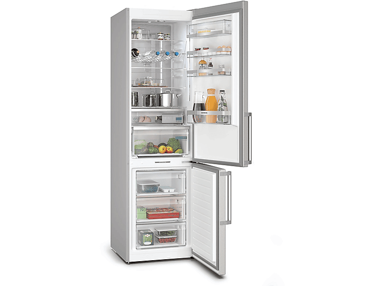 Siemens KG39NAIBT No Frost 203 cm 363 l Cajón HyperFresh 0 ºC Iluminación LED Inox