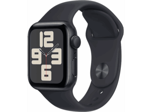 APPLE Watch SE (2023) GPS 40 mm Caja de aluminio medianoche Vidrio delantero Ion-X Talla M/L Correa deportiva medianoche. Opiniones ¿Vale la pena en julio de 2026?.