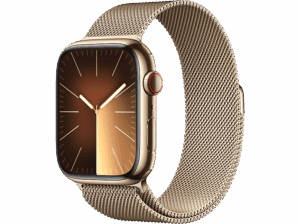Apple Watch Series 9 (2023) GPS+CELL 45 mm Gesto de doble toque Caja de acero inoxidable oro Correa Milanese Loop oro. Opiniones ¿Vale la pena en julio de 2026?.