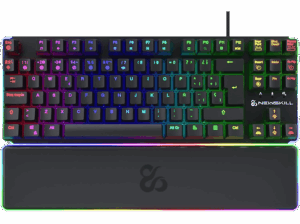 Newskill Gungnyr pro TKL USB 2.0 Teclas iluminadas Antighosting Con reposamuñecas Negro. Opiniones ¿Vale la pena en julio de 2026?.