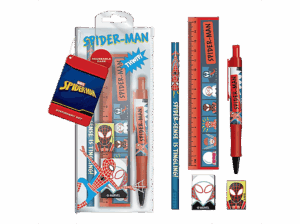 Pyramid International Spider-Man Set de papelería (bolígrafo lápiz regla sacapuntas y goma). Opiniones ¿Vale la pena en julio de 2026?.