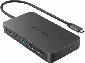 Hyper Next Dual 7 puertos HDMI USB-C USB-A 100 W Gris. Opiniones ¿Vale la pena en julio de 2026?.