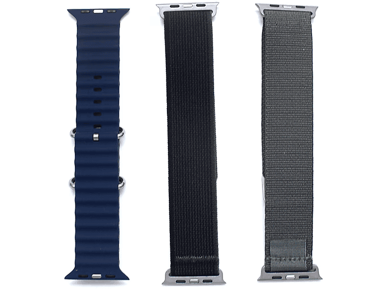 Friendly License Fancy Mix Apple Watch 42/44/45 mm Negro Verde Azul marino
