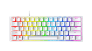 Razer Huntsman Mini USB-C Retroiluminación Switches ópticos Razer™ Blanco. Opiniones ¿Vale la pena en julio de 2026?.