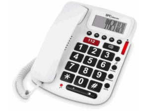SPC 3293 B Manos libres Identificación de llamada Blanco