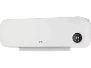 OK OWFH 20224 ES 2000W Modo frío y templado Montaje de pared Mando a distancia Blanco. Opiniones ¿Vale la pena en julio de 2026?.
