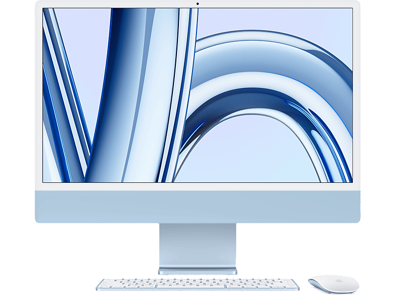 Apple iMac (2023) MQRQ3Y/A 24 Retina 4.5K Chip M3 CPU de 8 núcleos GPU de 10 núcleos 8GB de RAM 1TB de SSD Azul