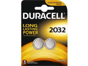 Duracell 2032 De botón Litio 3V Larga duración 2 unidades