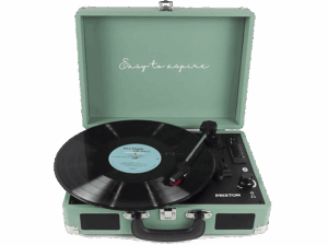 Opiniones ❤️2026❤️ Prixton VC400 78 rpm Bluetooth USB 2 Altavoces 3W  Digitalizador de vinilos Verde