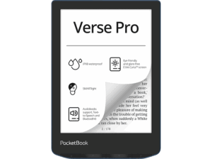 Pocketbook Verse Pro 6″ E Ink Carta™ 16 GB RAM SMARTlight 300 DPI Azure. Opiniones ¿Vale la pena en julio de 2026?.