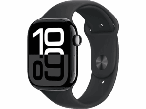 Apple Watch Series 10 (2024) GPS 46 mm Gesto de doble toque Caja de aluminio Negro azabache Correa deportiva Negra Talla M/L. Opiniones ¿Vale la pena en julio de 2026?.