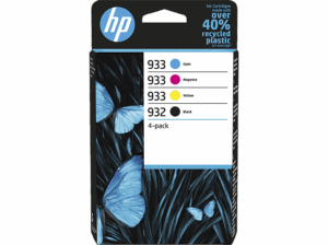 HP  932 Negro + 933 Tricolor Hasta 400 páginas de impresión B/N Hasta 300 páginas de impresión a color. Opiniones ¿Vale la pena en julio de 2026?.