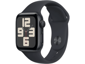 APPLE Watch SE (2023) GPS 40 mm Caja de aluminio medianoche Vidrio delantero Ion-X Talla S/M Correa deportiva medianoche. Opiniones ¿Vale la pena en julio de 2026?.