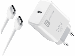 CellularLine ACHIPHKITC2CPD20WW Kit cargador y cable Para iPhone USB-C 20W Blanco. Opiniones ¿Vale la pena en julio de 2026?.