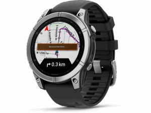 Garmin FĒNIX® E Acero plata con correa negra 47 mm Correa 125-208 mm 1.3″ AMOLED GPS Garmin Pay Autonomía 16 días. Opiniones ¿Vale la pena en julio de 2026?.