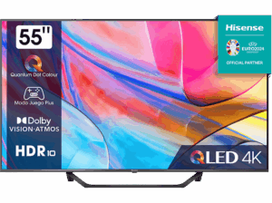 Hisense 55A7KQ UHD 4K Quantum Dot Colour Dolby Vision&Atmos Modo Juego Plus Negro. Opiniones ¿Vale la pena en julio de 2026?.