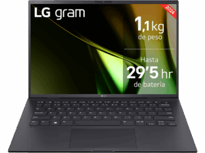 LG 14Z90S-G.AD76B 14″ WUXGA Intel® Evo™ Edition Core™ Ultra 7-155H 32 GB RAM 512 GB SSD Arc™ GPU W11H Negro Obsidiana. Opiniones ¿Vale la pena en julio de 2026?.
