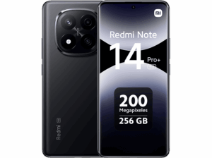 Xiaomi Redmi Note 14 Pro+ 5G Negro medianoche 256 GB 8 GB RAM 6.67″ AMOLED 1.5K Snapdragon 7s Gen 3. 5110 mAh. Opiniones ¿Vale la pena en julio de 2026?.
