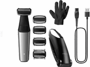 Opiniones ❤️2026❤️ Philips BG5021/16  Uso en seco y mojado 4 peines-guía Accesorio para espalda 60 min autonomía Plata