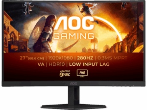 AOC C27G4ZXE 27″ Full-HD 1 ms GtG 0.3 ms MPRT 280 Hz Curvo Fast VA Retroiluminación WLED Negro. Opiniones ¿Vale la pena en julio de 2026?.