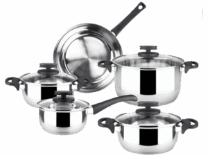 Magefesa 01BXSTYLE09 Acero inoxidable Tapas de Cristal 3x Cacerolas de 24 20 y 18 cm 1x Cazo de 16 cm 1x Sartén 24 cm Inox. Opiniones ¿Vale la pena en julio de 2026?.