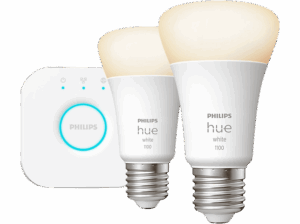 Kit Inicio Hue Bridge + 2 Bombillas inteligentes E27 Philips Hue 9.5W 1100 lm Luz Cálida regulable. Opiniones ¿Vale la pena en julio de 2026?.