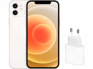 APPLE iPhone 12 Blanco 128 GB 5G 6.1 + Adaptador de corriente USB-C de 20 W