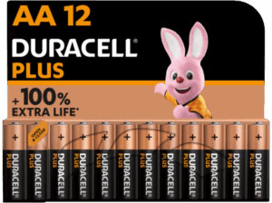 Opiniones en julio de 2026 Duracell PLUS MX1500 AA LR06 / LR6 Pilas alcalinas 1.5 V  Paquete 12 unidades Negro