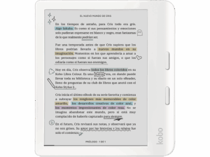 Kobo Libra Colour 7″ E Ink Kaleido 3 32 GB FastGLR IPX8 Pantalla color Blanco. Opiniones ¿Vale la pena en julio de 2026?.