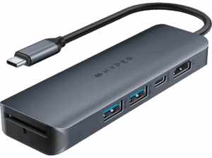 Hyper HD4002GL 6 puertos USB-A USB-C HDMI 4K SD Gris. Opiniones ¿Vale la pena en julio de 2026?.