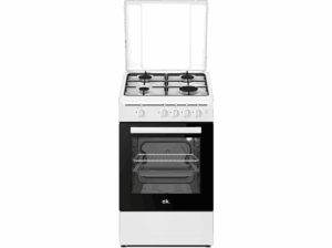 OK. OFC 2421-3 A Gas Natural y Gas Butano 4 quemadores Horno de gas 49 l de Capacidad Blanco. Opiniones ¿Vale la pena en julio de 2026?.