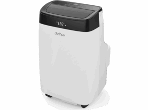 Daitsu APD-09FX2 2236 fg/h Velocidad de Ventilador Ajustable 320 m³ 53 db (A) Blanco negro. Opiniones ¿Vale la pena en julio de 2026?.