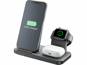 CellularLine Trio Wireless Charger Para Apple 20 W Negro