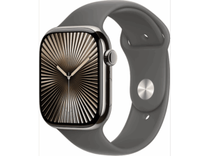 Apple Watch Series 10 (2024) GPS + Cellular 46 mm Gesto de doble toque Caja de titanio Natural Correa deportiva Gris piedra Talla M/L. Opiniones ¿Vale la pena en julio de 2026?.