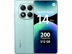 Xiaomi Redmi Note 14 Pro 5G Verde coral 512 GB 12 GB RAM 6.67″ AMOLED 1.5K MediaTek Dimensity 7300-Ultra 5110 mAh. Opiniones ¿Vale la pena en julio de 2026?.
