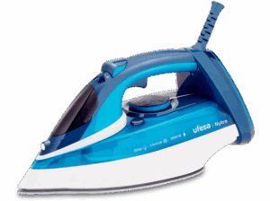 Ufesa Nytro 3000W Golpe vapor 200g 450 ml Triple sistema antical Planchado vertical Azul. Opiniones ¿Vale la pena en julio de 2026?.