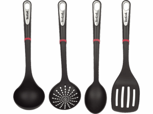 Tefal Ingenio Premium K206S414 Cuchara Cuchara colador Espátula Cucharón Sin PBA Negro. Opiniones ¿Vale la pena en julio de 2026?.