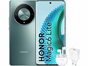Honor Magic6 Lite 5G Emerald Green 256GB 8GB RAM 6.78″ OLED Curva Qualcomm® Snapdragon® 6 5300 mAh +Earbuds X5+SuperCharge Power Adapter. Opiniones ¿Vale la pena en julio de 2026?.