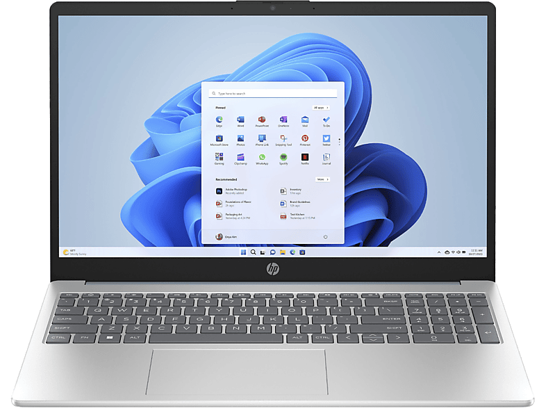 HP 15-fc0079ns 15.6 Full HD AMD Ryzen™ 3 7320U 8GB RAM 512GB SSD Radeon™ Onboard Graphics W11 H Modo S