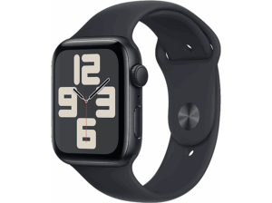 APPLE Watch SE (2023) GPS 44 mm Caja de aluminio medianoche Vidrio delantero Ion-X Talla S/M Correa deportiva medianoche. Opiniones ¿Vale la pena en julio de 2026?.