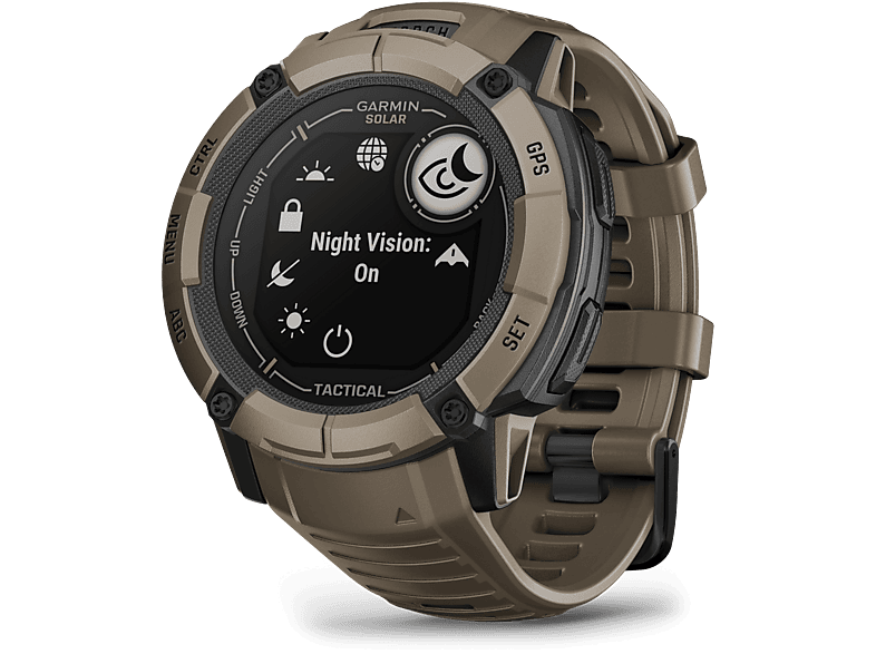 Garmin Instinct® 2X Solar Táctil Marrón 145-228 1.1 Monocroma Carga solar Linterna LED
