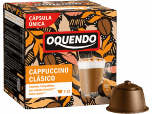 Opiniones en julio de 2026 Oquendo Cappuccino Clásico 12 Cápsulas Con sabor a chocolate